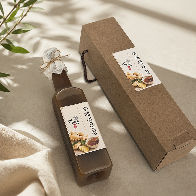 강릉미담,강릉미담 수제생강청500ml