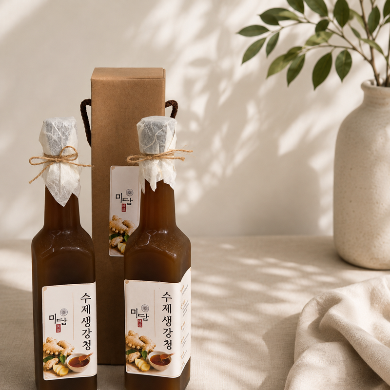 강릉미담,강릉미담 수제생강청500ml