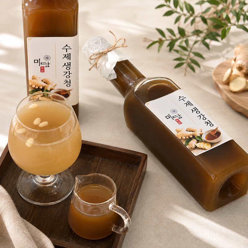 강릉미담,강릉미담 수제생강청500ml